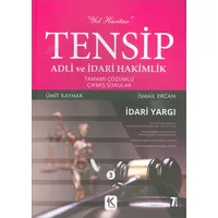 Tensip 3 İdari Yargı Çözümlü Çıkmış Sorular Kuram Kitap