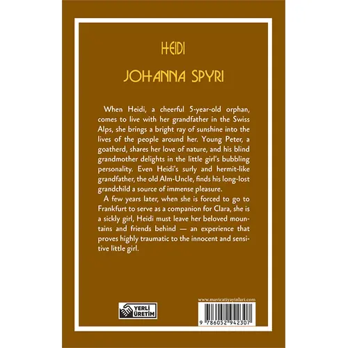 Heidi - Johanna Spyri (Stage-1) Maviçatı Yayınları