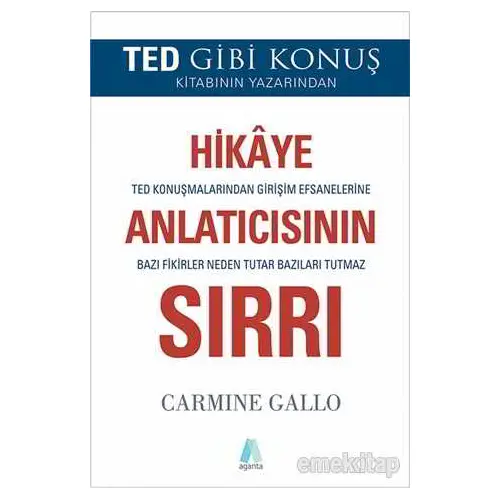 Hikaye Anlatıcısının Sırrı-Carmine Gallo-Aganta Yayınları