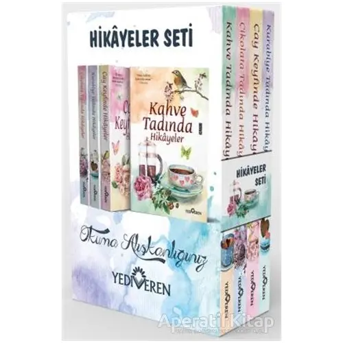 Hikayeler Seti (4 Kitap Takım) - Akif Bayrak - Yediveren Yayınları