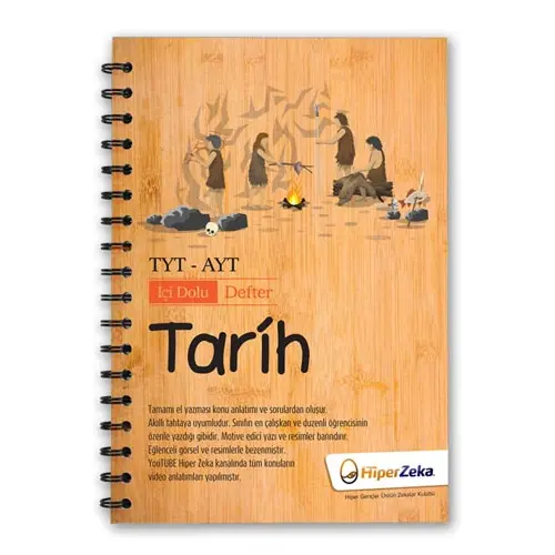 Hiper Zeka TYT AYT Tarih İçi Dolu Defter