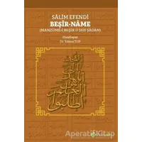 Salim Efendi Beşir-Name - Yılmaz Top - Hiperlink Yayınları