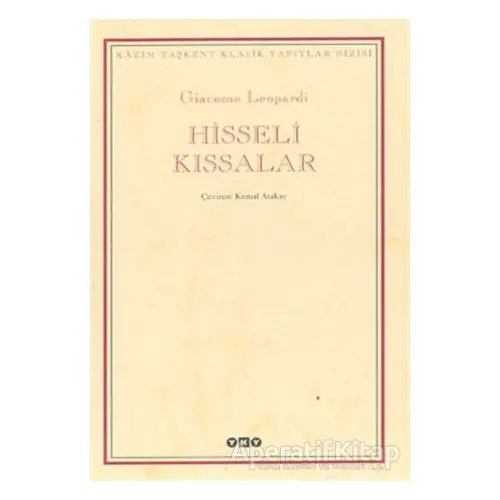 Hisseli Kıssalar - Giacomo Leopardi - Yapı Kredi Yayınları