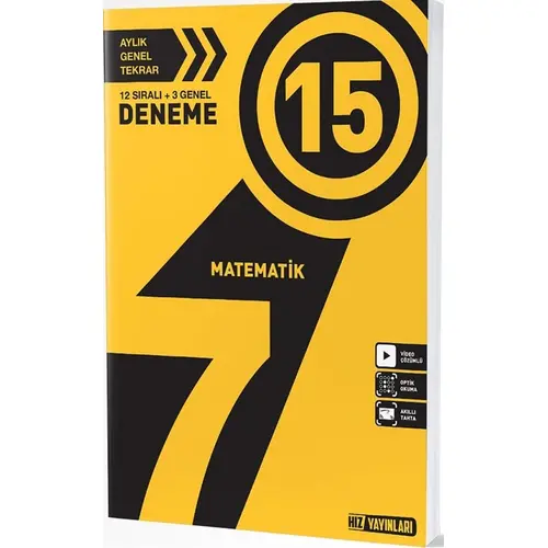 Hız Yayınları 7. Sınıf Matematik 15 Deneme