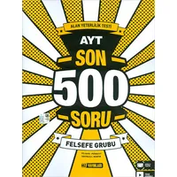 AYT Felsefe Grubu Son 500 Soru Hız Yayınları