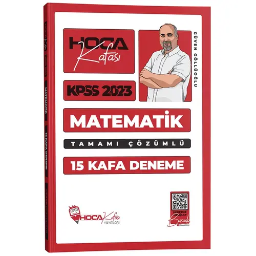 Hoca Kafası 2023 KPSS Matematik 15 Deneme Çözümlü - Güven Göllüoğlu