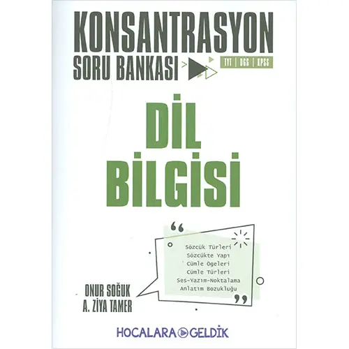 Hocalara Geldik Dil Bilgisi Konsantrasyon Soru Bankası