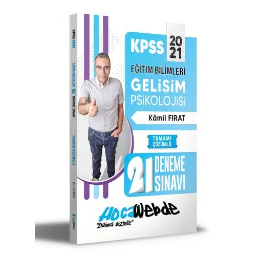 Hocawebde 2021 KPSS Eğitim Bilimleri Gelişim Psikolojisi Tamamı Çözümlü 21 Deneme Sınavı