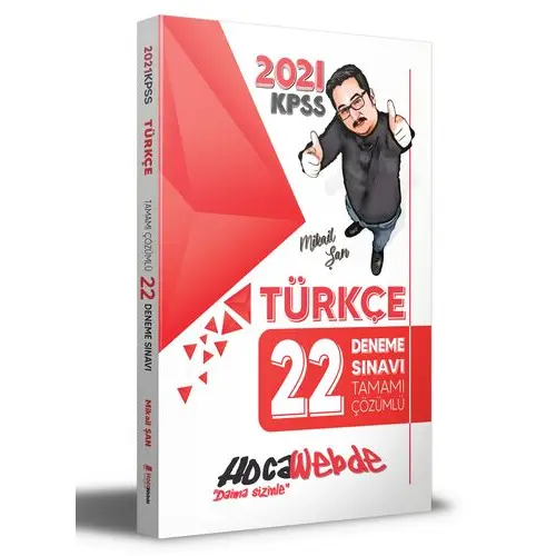 Hocawebde 2021 KPSS Türkçe Tamamı Çözümlü 22 Deneme