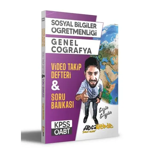 Hocawebde Sosyal Bilgiler Öğretmenliği Genel Coğrafya Video Takip Defteri ve Soru Bankası