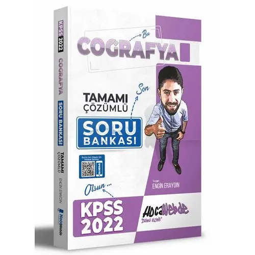 HocaWebde 2022 KPSS Coğrafya Tamamı Çözümlü Soru Bankası