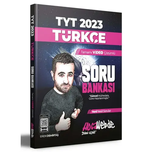 HocaWebde 2023 TYT Türkçe Tamamı Video Çözümlü Soru Bankası