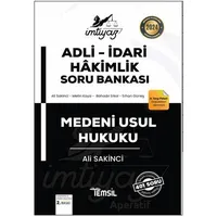 İmtiyaz Adli - İdari Hakimlik Medeni Usul Hukuku Soru Bankası - Ali Sakinci - Temsil Kitap