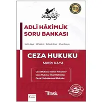 İmtiyaz Adli Hakimlik Soru Bankası Ceza Hukuku - Genel Hükümler Ceza Hukuku - Özel Hükümler Ceza Muh