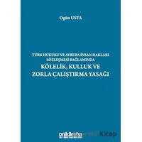 Türk Hukuku ve Avrupa İnsan Hakları Sözleşmesi Bağlamında Kölelik, Kulluk ve Zorla Çalıştırma Yasağı