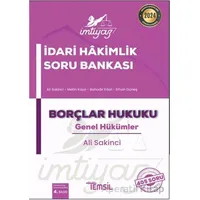 İmtiyaz İdari Hakimlik Soru Bankası Borçlar Hukuku Genel Hükümler - Ali Sakinci - Temsil Kitap