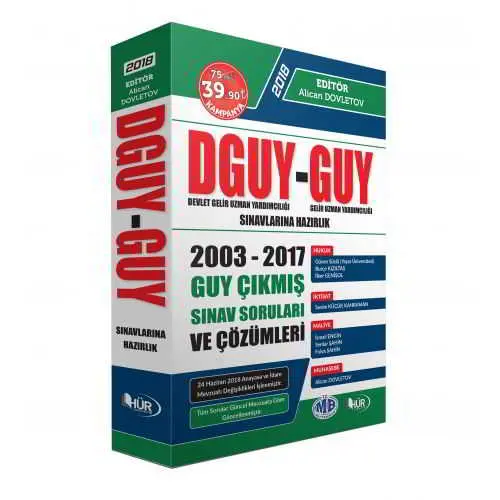 Hür Yayınları DGUY - GUY Sınavlarına Hazırlık Çıkmış Sorular