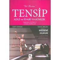 Tensip 6 Medeni Hukuk Çözümlü Çıkmış Sorular Kuram Kitap