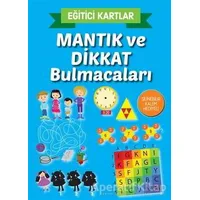 Mantık ve Dikkat Bulmacaları - Eğitici Kartlar - Kolektif - Teleskop Popüler Bilim