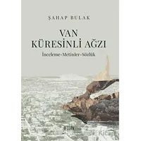 Van Küresinli Ağzı - Şahap Bulak - Fidan Kitap