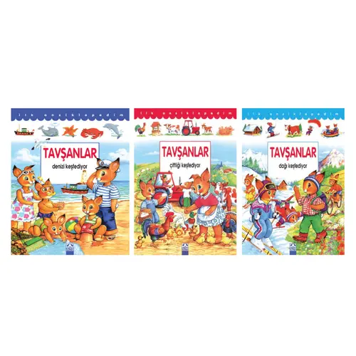 İlk Ansiklopedim Tavşanlar Ciltli Set 3 Kitap - Cathy Franco - Altın Kitaplar