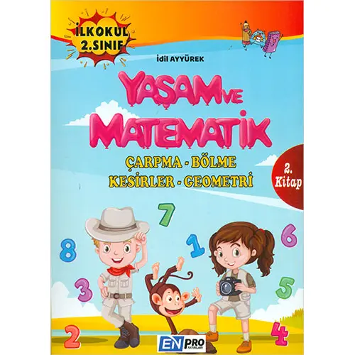 İlkokul 2.Sınıf Matematik 2.Kitap Çarpma Bölme Kesirler Geometri