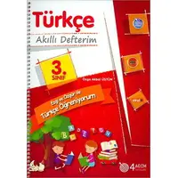 3. Sınıf Türkçe Akıllı Defterim - Kolektif - 4 Adım Yayınları