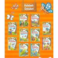 Kelebek Öyküleri - Maviş ile Ağustos Böceği - 10 Kitap Takım - Kolektif - Ema Çocuk