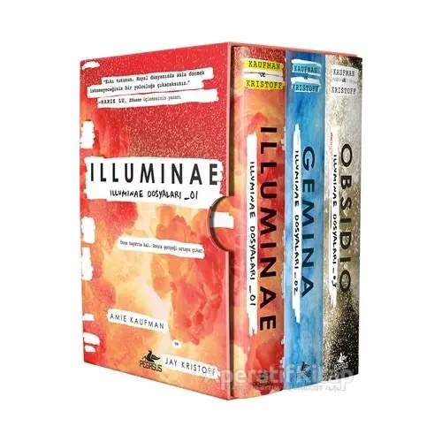 İlluminae Dosyaları Serisi - Kutulu Set (3 Kitap) - Amie Kaufman - Pegasus Yayınları