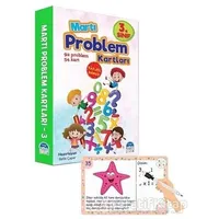 3. Sınıf Problem Kartları - Yaz Sil Kalemli - Refik Çapar - Martı Çocuk Yayınları