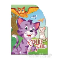 Kedi ile Fare - Şekilli Kitaplar - Kolektif - Yumurcak Yayınları