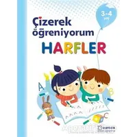 Harfler - Çizerek Öğreniyorum 3-4 Yaş - Kolektif - Uçanbalık Yayıncılık