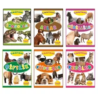 Çıkartmalı Hayvanlar Serisi Set 6 Kitap - Sevinç Şahin - Yumurcak Yayınları