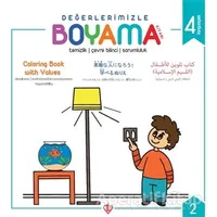 Değerlerimizle Boyama Kitabı 2 - Arzu Akgün - Türkiye Diyanet Vakfı Yayınları