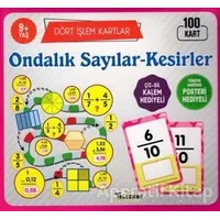 Ondalık Sayılar - Kesirler 9 Yaş Dört İşlem Kartlar - Kolektif - Teleskop Popüler Bilim