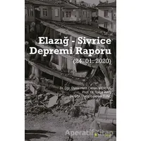 Elazığ - Sivrice Depremi Raporu (24.01.2020) - Tolga Akış - Hiperlink Yayınları