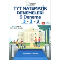 Simedyan Akademi 2021 TYT Matematik Denemeleri 9 Deneme - (3 Başlangıç-3 Isınma-3 Prova)