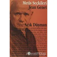 Açık Düşman - Jean Genet - Metis Yayınları