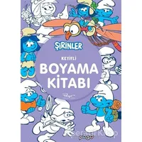 Keyifli Boyama Kitabı - Şirinler - Kolektif - Pogo Çocuk