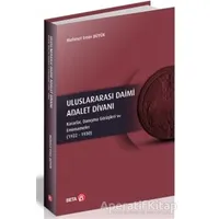 Uluslararası Daimi Adalet Divanı - Mehmet Emin Büyük - Beta Yayınevi