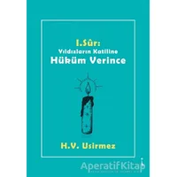 1. Sur: Yıldızların Katiline Hüküm Verince - H.V. Usirmez - İkinci Adam Yayınları