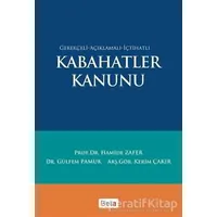 Kabahatler Kanunu - Gülfem Pamuk - Beta Yayınevi