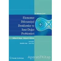 Elementler Diferansiyel Denklemler ve Sınır Değer Problemleri