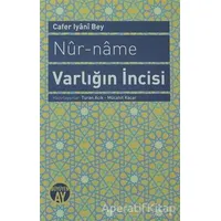Nur-name Varlığın İncisi - Cefer Iyani Bey - Büyüyen Ay Yayınları