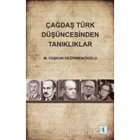 Çağdaş Türk Düşüncesinden Tanıklıklar - M. Coşkun Değirmencioğlu - Aktif Düşünce Yayınları