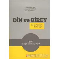 Din ve Birey - Patricia Schoenrade - Kimlik Yayınları
