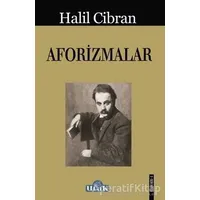 Aforizmalar - Halil Cibran - Ulak Yayıncılık