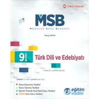 Eğitim Vadisi 9.Sınıf Türk Dili ve Edebiyatı MSB Modüler Soru Bankası 2024 öncesi müfredat