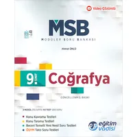 Eğitim Vadisi 9.Sınıf Coğrafya MSB Modüler Soru Bankası 2024 öncesi müfredat