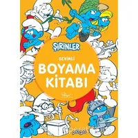 Sevimli Boyama Kitabı - Şirinler - Kolektif - Pogo Çocuk